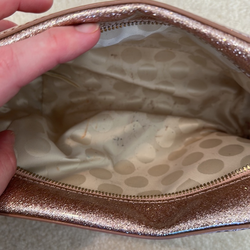 Kate Spade glitter pouch - Picture 2 of 2